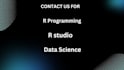 do data science and machine learning in rstudio, r programming, data analytics