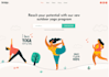 do yoga and pilates website design