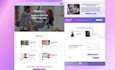 create modern website ui ux design
