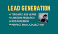 do b2b lead generation, qualified email list, and linkedin list