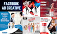 design facebook ad creative and post