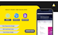 develop a UI,UX for website using HTML, CSS, material UI, figma, xd