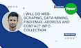 do web scraping data mining find address and contact info collect