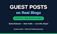 publish guest posts on real blogs with dofollow backlinks