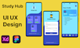 design modern ui ux app design, interactive web UI design