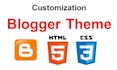 do blogger theme customization, design, html, css