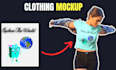 do 3d clothing mockup or 360 video of t shirt and hoodies