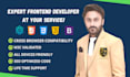 be your front end developer, will convert design to html5