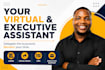 be your personal assistant, executive virtual assistant and social media manager