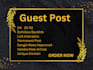write and publish 15 guest posts on 93 da websites