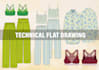 create custom fashion technical drawings in 24 hours