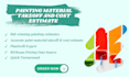 do paint material take off and cost estimate