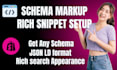 setup schema markup, fix redirection,404 error,  robots txt