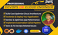be your devops cloud engineer on AWS to docker, kubernetes, cicd pipeline expert