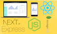 build a full stack webapp using next js and tailwind CSS
