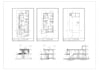draw, redraw 2d floor plan, house plan and elevation on autocad