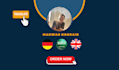 translate perfect arabic english german