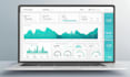 build responsive, highly organized custom dashboard website