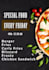 do restaurant menu design, food menu design, modern food flyer