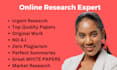 do excellent urgent online research and white papers