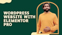 design a wordpress website using elementor pro page builder