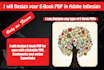 design PDF ebook for you