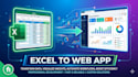 do excel to web application