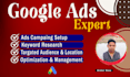 professionally set up and manage your google ads campaign