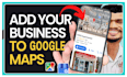 list your business and place on google and apple map