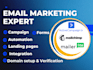 build activecampaign, mailerlite, or brevo automation flows and landing pages