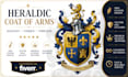 design heraldic family crest coat of arm