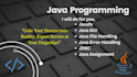 help you in java programming to resolve your problem