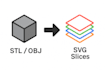 give you stl obj 3d model slicing to svg  custom desktop application