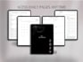 create a digital or printable planner and journal templates