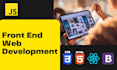 develop front end using react