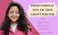 ghostwrite your non fiction ebook, kdp, self help book