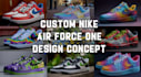 nike air force one custom product design concept in 48 hours