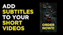 add engaging subtitles to your video reels