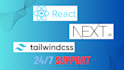 do professional front end web development in reactjs, nextjs
