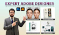be your expert graphic designer for adobe photoshop and illustrator tasks