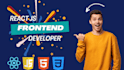 be your front end web developer in react js and bootsrap 5