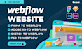 develop your webflow landing page