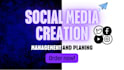 create social media management and content creator