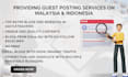 provide guest posts service on malaysia and indonesia