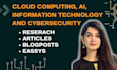 be your expert for technical cybersecurity tasks and projects