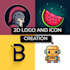 create premium 2d icon designs