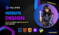 built unique web designs or redesign, web development, wordpress