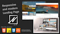 create a responsive website, includes domain and host, html, css and js