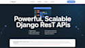 build a robust python django rest API with database integration