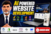 ai powered wordpress, shopify or wix website with vibe coding